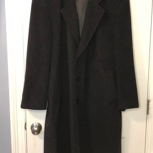 Men’s Executive Black Coat 44R Made in Italy